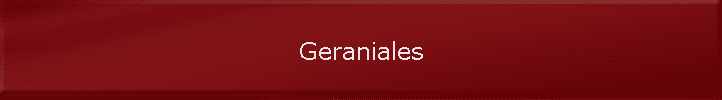 Geraniales